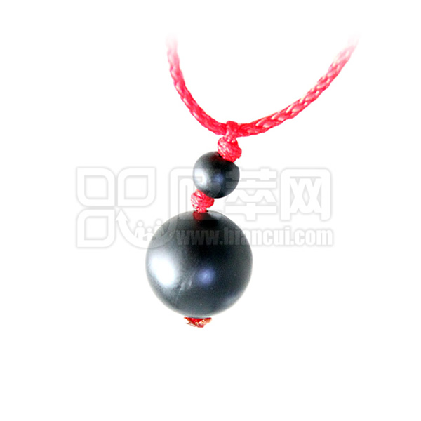 泗濱砭石圓珠掛墜,砭石掛墜圖2