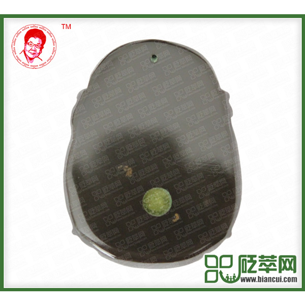 磁性砭石蓮花凈瓶觀音掛件,砭石掛墜圖2