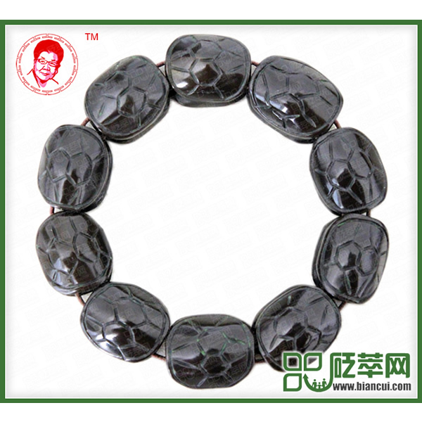 磁性砭石龜背女手鏈,砭石手鏈圖2