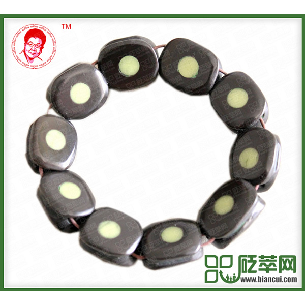 磁性砭石龜背女手鏈,砭石手鏈圖3