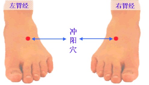 胃經穴位:沖陽穴及其相關介紹