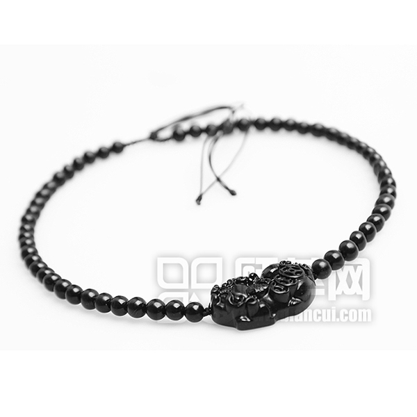 貔貅泗濱砭石項(xiàng)鏈,砭石項(xiàng)鏈圖2