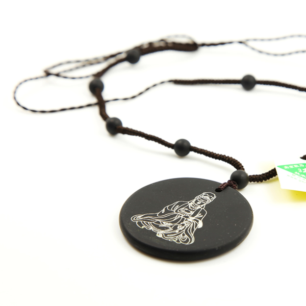 泗濱砭石觀音菩薩圓佩圖2