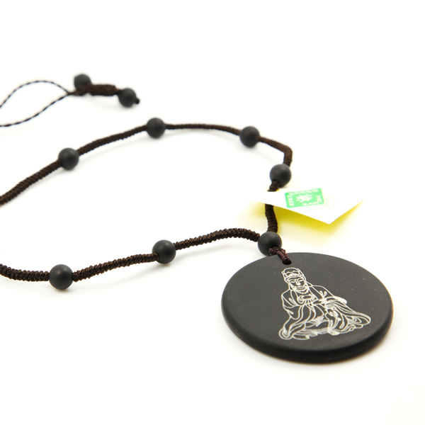 泗濱砭石觀音菩薩圓佩圖3