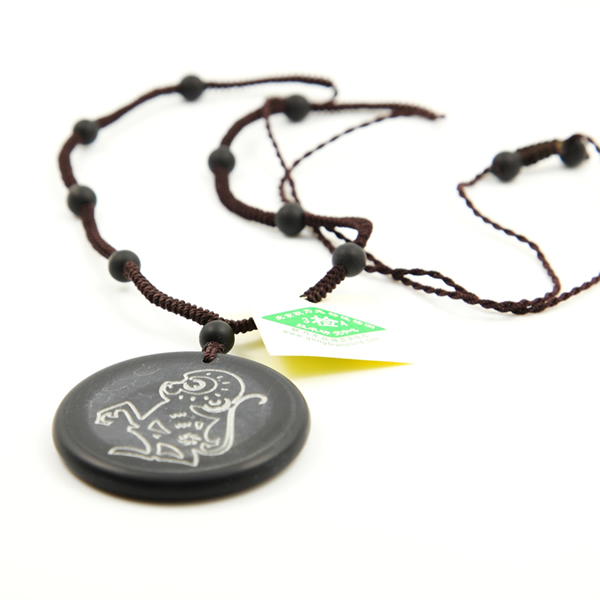 砭石生肖猴圓佩圖2