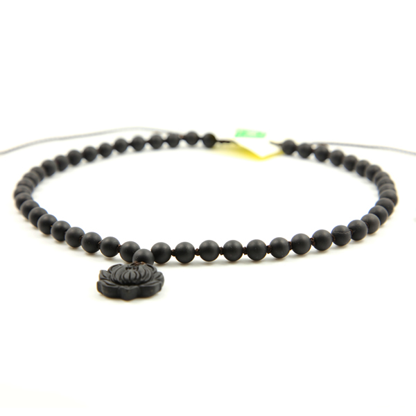 蓮花砭石項鏈,砭石項鏈圖1