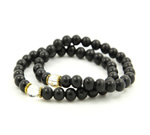 泗濱砭石雙排手鏈