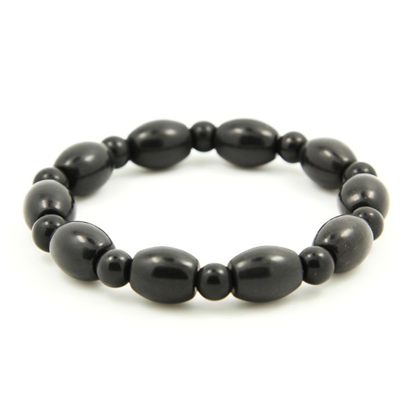 泗濱砭石工藝男手鏈,砭石手鏈圖1