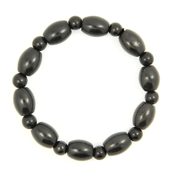 泗濱砭石工藝男手鏈,砭石手鏈圖2