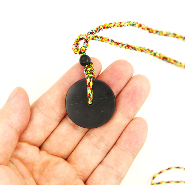 泗濱砭石平安扣/掛件,砭石掛墜圖3