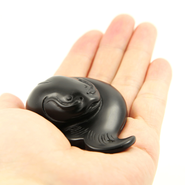 泗濱砭石鯰魚把件圖5