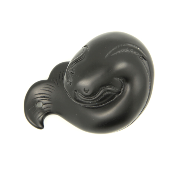 泗濱砭石鯰魚把件圖2