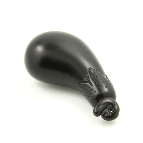 泗濱砭石茄子把件圖1