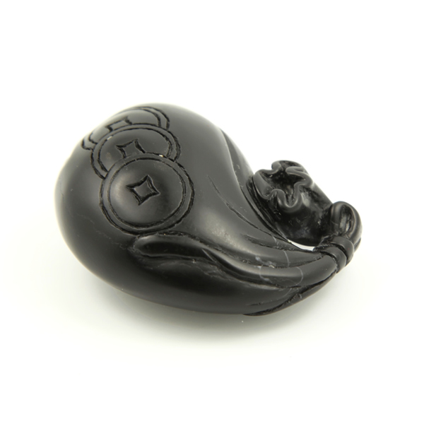 泗濱砭石錢袋把件圖4