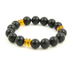 泗濱砭石11mm黃水晶手鏈