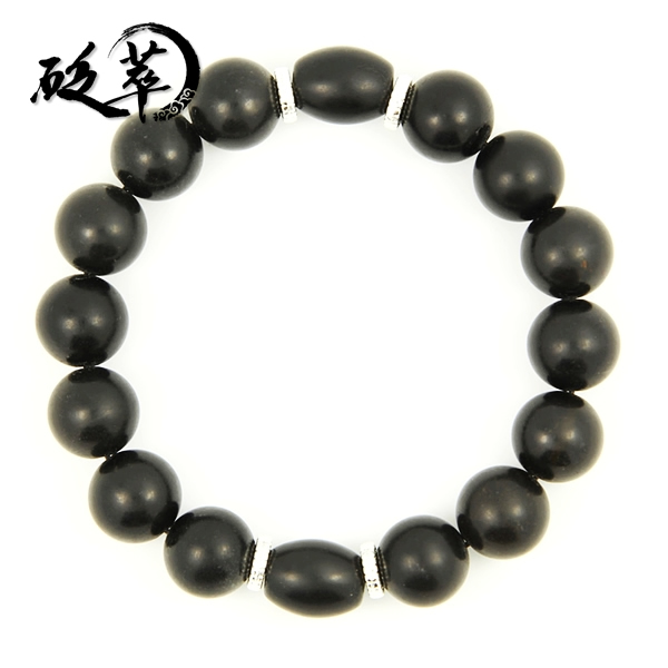 泗濱砭石13mm手鏈,砭石手鏈圖2