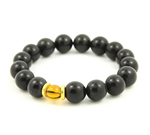 泗濱砭石11mm黃水晶手鏈