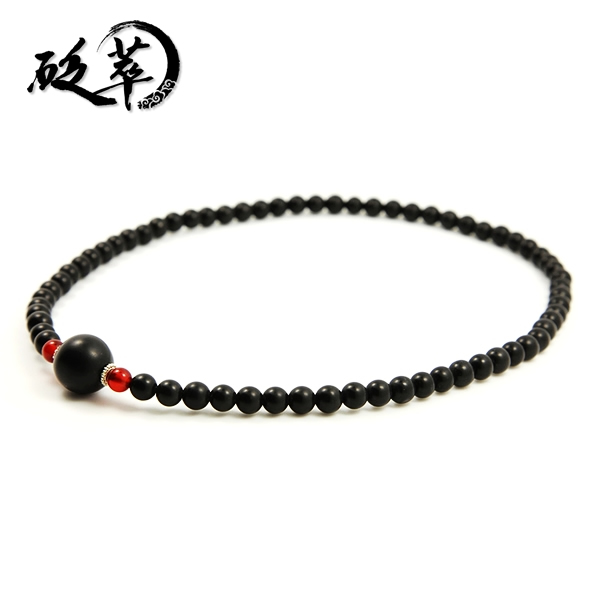 泗濱砭石66珠項鏈,砭石項鏈圖1