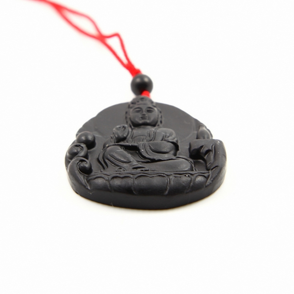觀音砭石項墜/吊墜,砭石掛墜圖3