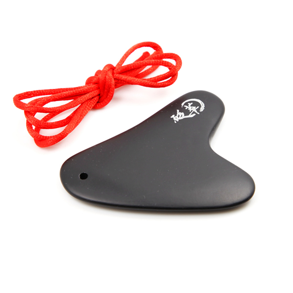 泗濱砭石面部美容刮痧板,砭石刮痧板圖1