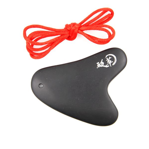 泗濱砭石面部美容刮痧板,砭石刮痧板圖2