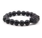 泗濱砭石貔貅手鏈