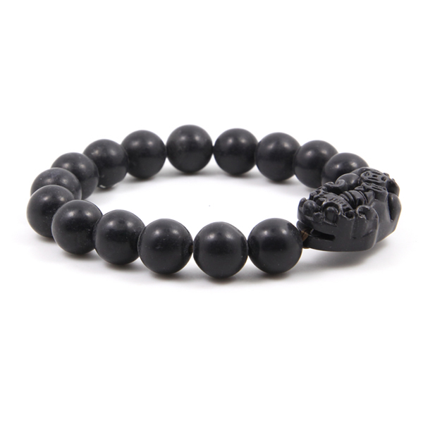 泗濱砭石貔貅手鏈,砭石手鏈圖1