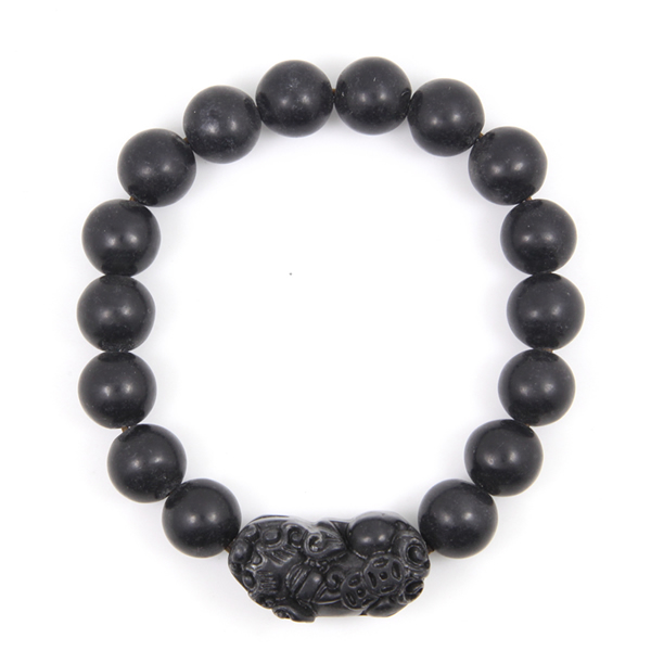 泗濱砭石貔貅手鏈,砭石手鏈圖2