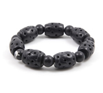 泗濱砭石柱孔珠手鏈（小）