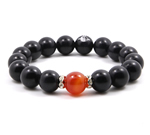 泗濱砭石紅瑪瑙手鏈（大）