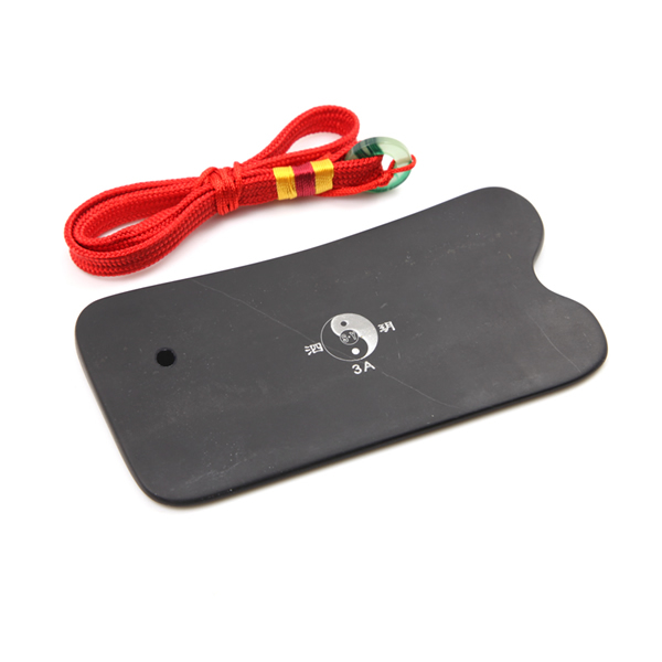 泗濱砭石長方形刮痧板,砭石刮痧板圖1