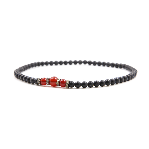 泗濱砭石瑪瑙項鏈,砭石項鏈圖1