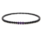 泗濱砭石紫水晶項鏈