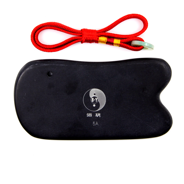 泗濱砭石長方形刮痧板,砭石刮痧板圖3