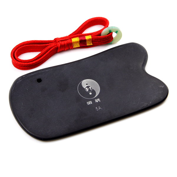 泗濱砭石長方形刮痧板,砭石刮痧板圖2