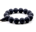 泗濱砭石情侶手串男款