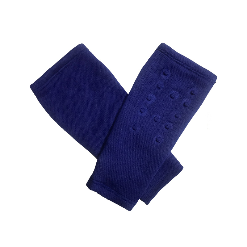 泗濱砭石藍色針織護膝圖4