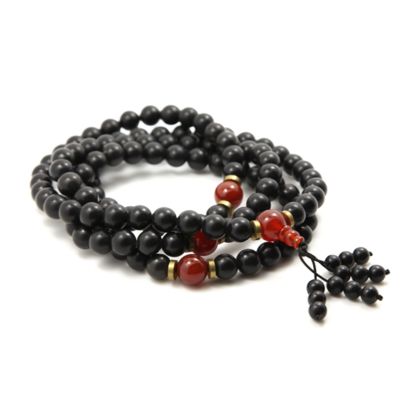 泗濱砭石佛珠項鏈,砭石項鏈圖2