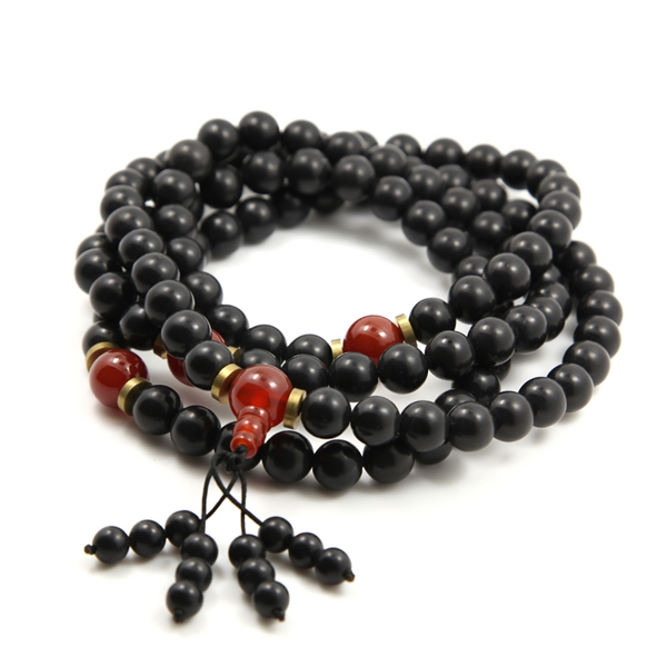 泗濱砭石佛珠項鏈,砭石項鏈圖1