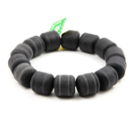 砭石桶珠男手鏈