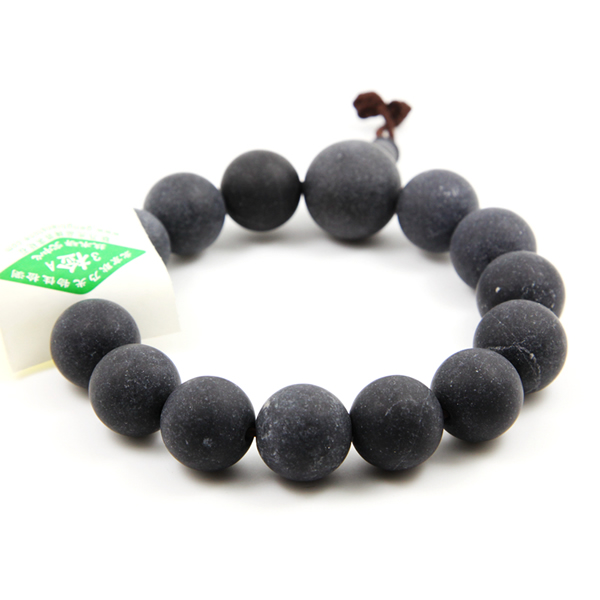 砭石佛珠男手鏈,砭石手鏈圖1
