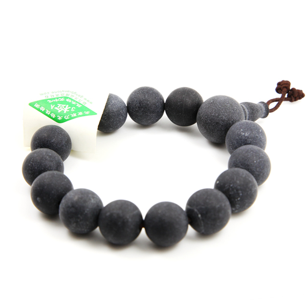 砭石佛珠男手鏈,砭石手鏈圖3