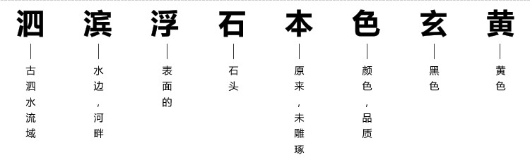 泗濱砭石原石特征